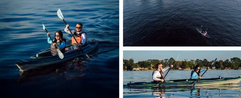 Pelican Argo 136XP - Sit in Tandem Kayak - Patented Ram-X™ Material - Lightweight Stable - 13 ft
