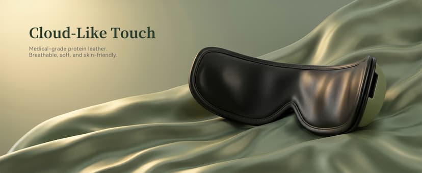 35dB, Lightweight Eye Massager, Gift for Women Husband, for Home, Office, and Travel ReliefRX Ultra-Quiet Eye Massager with Heat and Cooling, Sage Green B0GJ3CPT77