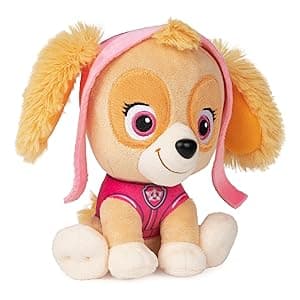 GUND Official PAW Patrol Skye in Signature Aviator Pilot Uniform Plush Toy, Stuffed Animal for Ages 1 and Up, 6" (Styles May Vary)