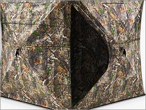 TIDEWE Hunting Blind 270°See Through with Carrying Bag for Turkey Hunting, Pop Up Ground Blinds, Portable Resilient Hunting Tent