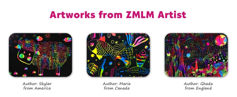 ZMLM Scratch Paper Art-Crafts Gift: 2 Pack Rainbow Notebooks Supplies Toys Easter Basket Stuffers for 3 4 5 6 7 8 9 10 Years Old Girls and Boys Kids Birthday Party Games (Pink)