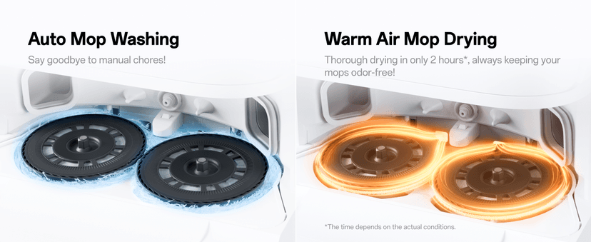 dreame L10s Ultra Robot Vacuum and Mop Combo, Auto Mop Cleaning and Drying, Self-Refilling and Self-Emptying Base for 60 Days of Cleaning, 5300Pa Suction and AI Navigation, Compatible with Alexa