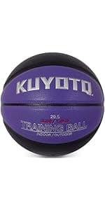 KUYOTQ 3LBS/3.3LBS/2.2LBS/ 29.5/28.5" Weighted Basketball Composite Indoor Outdoor Heavy Trainer Basketball for Improving Ball Handling Dribbling Passing and Rebounding Skill (deflated, Size 7/6)