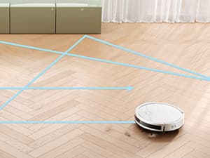ILIFE V2 Robot Vacuum Cleaner, Tangle-Free Suction, 120 Mins Runtime, Slim, Self-Charging Robotic Vacuum Cleaner, Ideal for Pet Hair and Hard Floors