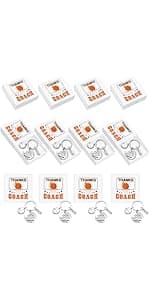 Sumind Sport Graduation Coach Picture Frame Football Softball Baseball Soccer Basketball Volleyball Graduation Photo Frame Thank You Coach Gift 4" x 6"(Basketball)