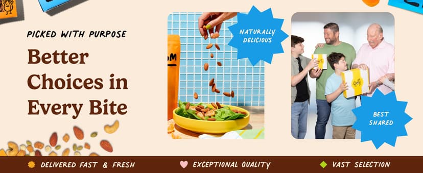 Nuts.com – Organic Dried Fruit and Nuts Variety Box – Gourmet Assortment for Fall, Thanksgiving and Festive Gifts – Includes Organic Cashews, Almonds, Walnuts, Raisins, and Trail Mix