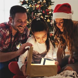 Night Light Bluetooth Speaker, 5 in 1 Touch Control Bedside Lamp Dimmable Multi-Color Changing, Bedroom Alarm Clock, Best Birthday Gift Ideas for 10 11 12 13 14 Year Old Teenage Girls/Boys