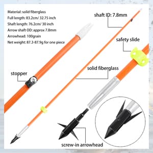 Archery Bowfishing Compound Bow Kit Ready to Fish Kit with Bowfishing Reel, Bow Fishing Arrows Right & Left Handed for Adult/Youth Fishing Hunting Target Shooting
