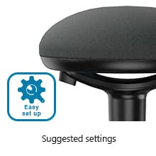 Standing Desk Chair with 360-Degree Standing Desk Chair with Memory Foam Seat Cushion, Lightweight & Flexible