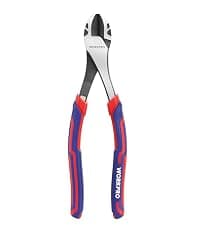 Chrome Vanadium Steel, Safety Lock, Non-Slip Handle for Hard Wire Ropes, Steel Wires and Aircraft Cables WORKPRO Cable Cutter, 7-1/2 Inch Heavy Duty Wire Rope Cutter B0B8MCVSZP