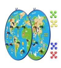 BooTaa 29" Large Dart Board for Kids, Kids Dart Board with Sticky Balls, Boys Toys, Indoor/Sport Outdoor Fun Party Play Game Toys, Birthday Gifts for 3 4 5 6 7 8 9 10 11 12 Year Old Boys Girls