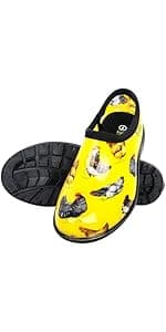 Kprm Ankle Rain Boots for Women Waterproof, Short Womens Rubber Chelsea Rainboots, Garden Shoes for Mud Barn Gardening Yard Farm Work