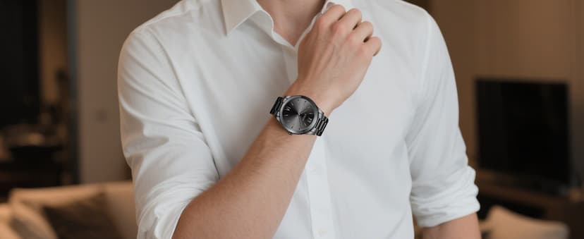 NIBOSI Men Watches Analog Quartz Stainless Steel Black Watches for Men Waterproof Business Classic Watch Fashion Minimalist Ultra Thin Wrist Watch for Work and Casual Wear