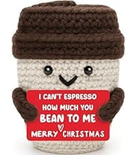 Boss Gifts for Women Boss Lady Leader Manager Supervisor Christmas Birthday Handmade Crochet Coffee Mug Cup Gifts Bosses Day Coffee Lover Thank You Best Great Leader Female Desk Office Decor