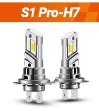 SEALIGHT 9006 Bulbs, 40000LM 6500K Fog Bulbs 1:1 Mini Size with Cooling Fan, HB4 for Powersports ATV/UTV, 3 Mins Plug-N-Play, Pack of 2