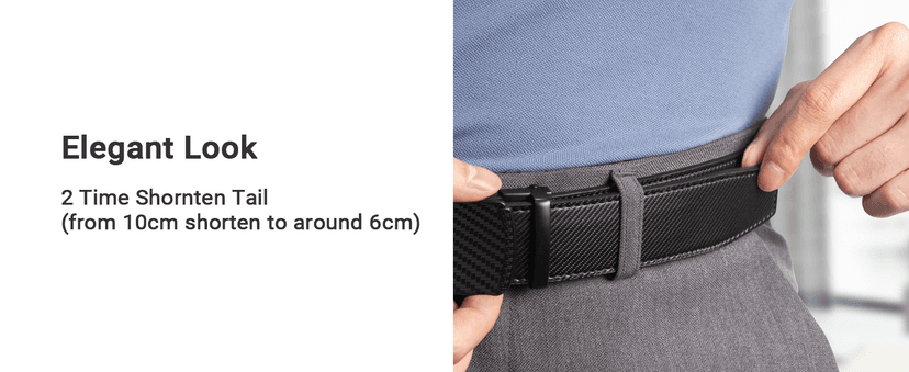 Zitahli Ratchet Belt for Men - 2 Packs Leather Mens belt For Gift Men Dress and Casual,Trim to Fit