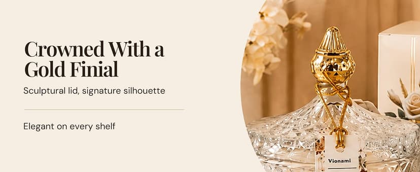 Decorative Soy Candles Birthday Gifts for Women, Elegant Glass Jar, 14.8oz, 80Hr Long Lasting Burn, Luxury Candles for Women VIONAMI Queen of The Night Rare Flower Fragrance Luxury Scented Candle Gift B0FBMNBQ3D