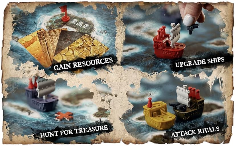Plunder - Family Board Games - Board Games for Adults and Kids - Strategy Board Games - Fun Family Game Night - Ages 10 and Up - 2 to 6 Players