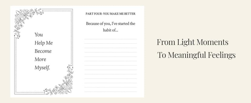 What I Love About You Leather Book – 30 Reasons Why I Love You, Fill-In-The-Blank Journal for Him & Her, Romantic Couples Keepsake (Brown)