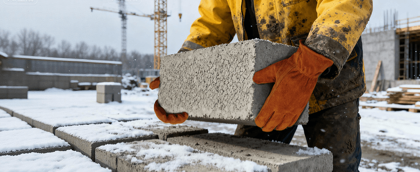 DLY Winter Work Gloves, Water-Resistant, Insulated, Puncture and Abrasion Resistant, Cowhide Durable gloves Warm Thick