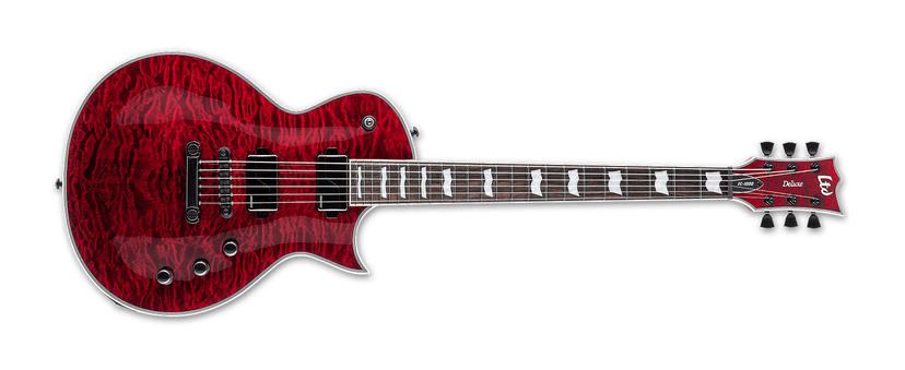ESP LTD EC-1000QM Electric Guitar - See Thru Black Cherry