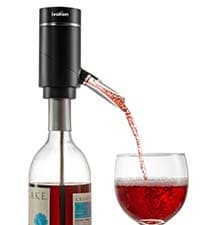 Ivation Wine Gift Set – Includes Electric Opener, Aerator, Vacuum Preserver, 2 Stoppers, Foil Cutter & Charging Base