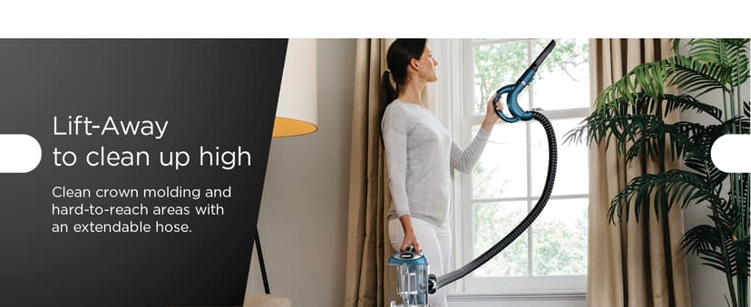 Shark Upright Vacuum, Navigator Lift-Away with Self-Cleaning Brushroll, HEPA Filter, Swivel Steering, Upholstery Tool & Pet Crevice Tool, Perfect for Pets & Multi-Surface, Teal, ZU503AMZ