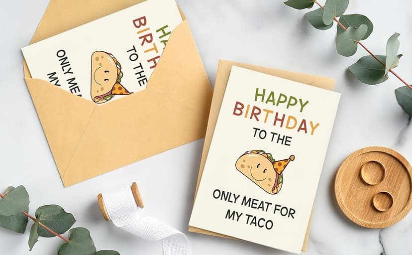 Husband Birthday Card | Birthday Decorations for Men | Funny Birthday Card & Gift for Husband, Men, Boyfriend, and Him | Happy