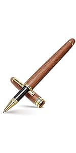 Luxury Wooden Pen Set Thank You Gifts for Women Men Friends Cool Teacher Boss Appreciation Gift for Female Coworkers Nice Engraved Pens Gifts Office Business Pens Work Employee Gratitude Gift