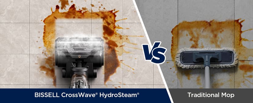 BISSELL® CrossWave® HydroSteam™ Deluxe Wet Dry Vac, Multi-Purpose Vacuum, Wash, and Steam, Formula Included, Green, 3515G