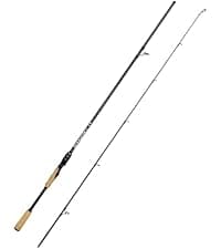Jenseits 2Piece Carbon Fiber Spinning & Casting Fishing Rod, Ultra-Sensitive Lightweight, Stainless Steel Ceramic Guides, Cork & EVA Handle, Fast & Extra Fast Action, Bass Trout Freshwater Fishing Rod