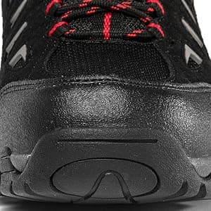 SHULOOK Men's Waterproof Hiking Shoes Lightweight Anti Slip Outdoor Ankle Boots Breathable Hike Trekking Trails Shoe