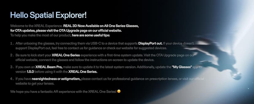 XREAL One Pro AR Glasses with X1 Chip, Native 3 DoF, X-Prism Optics, 3D Mode, 57°FOV 171" 120Hz FHD Display, XR Glasses for iPhone 17/16, Steam Deck, ROG, Mac, PC, Android & iOS M (IPD 57-66mm)