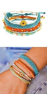 Gifts for Girlfriend Boyfriend His Her Tarsus Pinky Promise Couple Bracelets Set Morse Code Jewelry B083NCSP9Z
