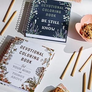 Set Your Mind on Things Above: Devotional Coloring Book