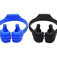 Honsky Cell Phone Stand Holder, Thumbs Up Lazy Phone Stand, Universal Adjustable Flexible, Cute Perfect Stocking Stuffers Gifts for Teen Girls, Compatible with Cell Phones & Tablets,Green