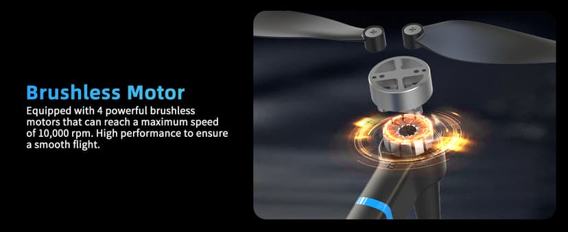 M18LCD Drone with 4K Camera for Adults Drone with Screen on Controller Brushless Motor Optical Flow Positioning Headless Mode One Key Takeoff/Landing RC Quadcopter for Beginners Adults Gifts