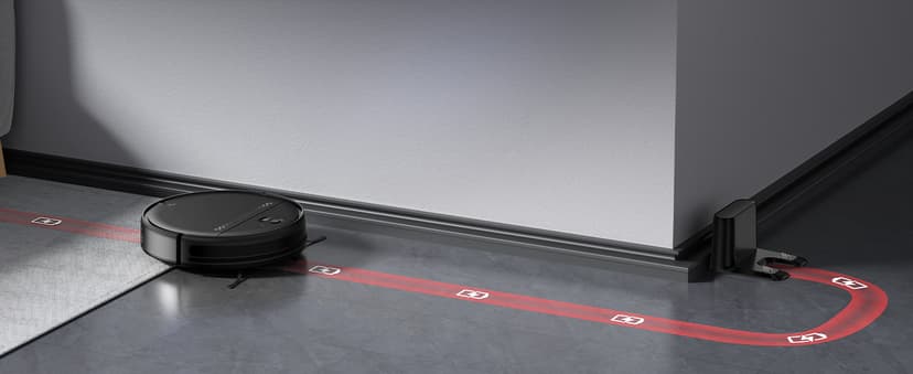 Robot Vacuum and Mop Combo, 2-in-1 Robot Vacuum Cleaner, Perfect for Pet Hair, Hard Floor and Carpet, Anti-Bump, Anti-Fall, App, Voice and Remote Control