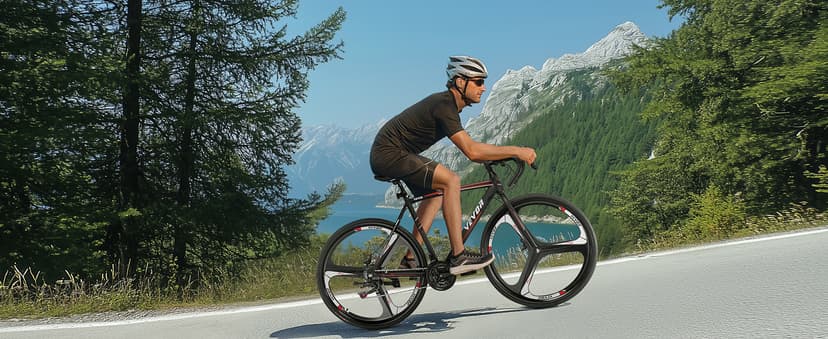 VEVOR Road Bike, 700C Wheels Racing Bike, Shimano Drivetrain City Commuter Road Bicycle, Urban Adult Sport Bicycle with Drop Bar, for Men and Women