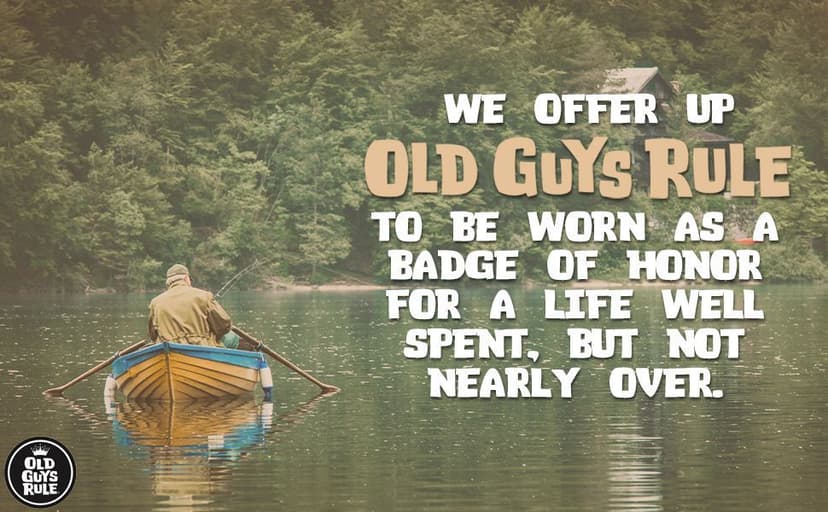 OLD GUYS RULE Men's Baseball Cap, Bucks, Trucks & Ducks - Gift for Dad, Grandpa, Husband, Father's Day, Birthday, Holiday - Funny Novelty Hat for Hunting Season, Outdoorsmen, Camping, Hunters (Camo)