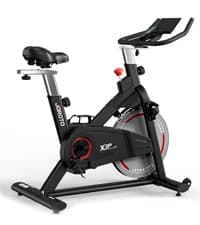 JOROTO Exercise Bike, Magnetic Stationary Bikes for Home with 40LBS Flywheel, App Supported Indoor Bike with 350LBS Weight Capacity, Low Noise,Digital Monitor,Bottle and Tablet Holder