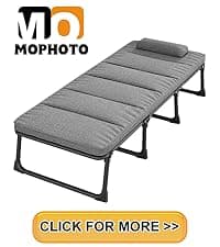 MOPHOTO Zero Gravity Chair, Outdoor Padded Lounge Chair with Side Table, Zero Gravity Recliner Chair, Outdoor Reclining Chair, Sturdy & Comfortable, Supports up to 440lbs