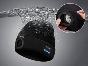 Stocking Stuffers Gifts for Men, LED Bluetooth Beanie Hat, Christmas Birthday Gifts for Men Dad Him Husband Grandpa, White Elephant Gifts for Adults, Camping Hiking Accessories Cool Gadgets