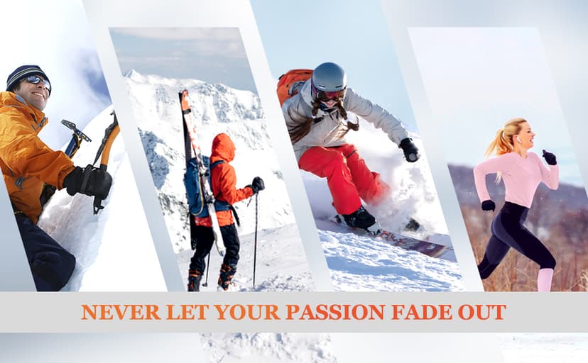 krosa 5-Layer Winter Gloves for Men & Women Made with 3M Thinsulate, -10℉ Waterproof Work Gloves for Cold Weather, Snow Ski Gloves with 10 Touchscreen Fingers