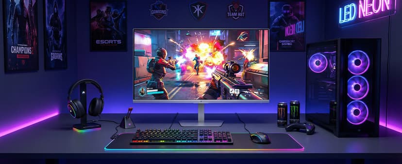 KTC 24 Inch 240Hz Gaming Monitor,1080P PC Computer Monitor FHD, Fast IPS Panel, HDR 400, Adaptive Sync, 1ms(MPRT), 116% sRGB, HDMI Display Port, Eye Care, VESA Mount, White H24F7
