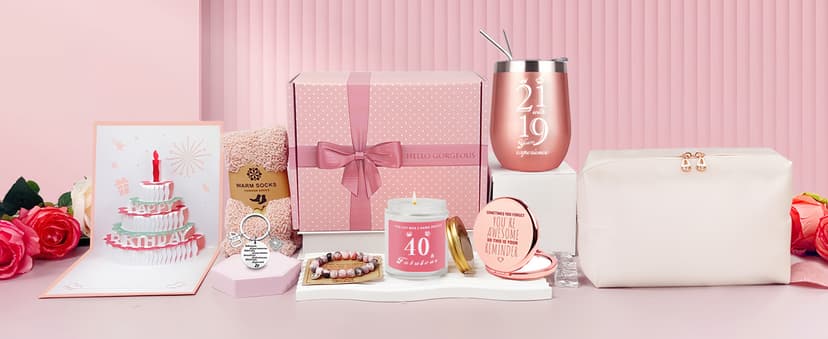 30th Birthday Gifts For Women, Happy 30 Year Old Birthday Basket Gifts Box for Her Women Friends Female Mom Wife Daughter Sister Girlfriend Coworker Bestie Birthday Unique