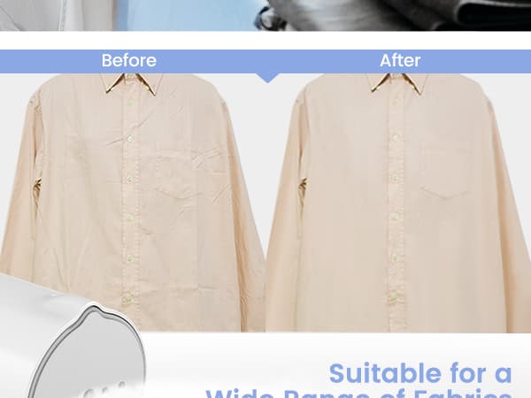 BEAUTURAL Steamer for Clothes, Portable Garment Wrinkle Remover, Fast 30s Heat-up, Foldable and Handheld, 120V Only (Not for 220V Europe)