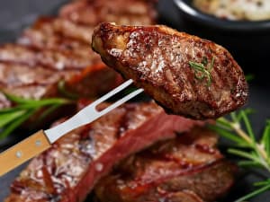 Grandpa Gifts from Grandkids, Fathers Day Grandpa Gift Heavy Duty Wooden BBQ Grilling Accessories Kit for Backyard, Thick Stainless Steel Grill Utensils with Non-Slip Handle Tools in Portable Bag