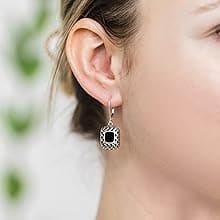 Bottled Up Designs Handmade Drop Earrings, Eco Friendly, Recycled Vintage Bottles, Made in USA, Birthday Gifts, Mothers Day, Women, Anniversary