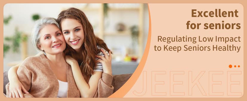 JEEKEE Recumbent Exercise Bike for Seniors,Stationary Bikes for Home, 400LB Capacity & 16 Levels Magnetic Resistance, Heart Rate Handle